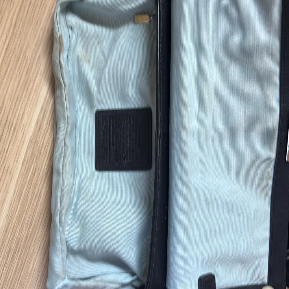 Coach‎ Black Leather clutch/hand bag